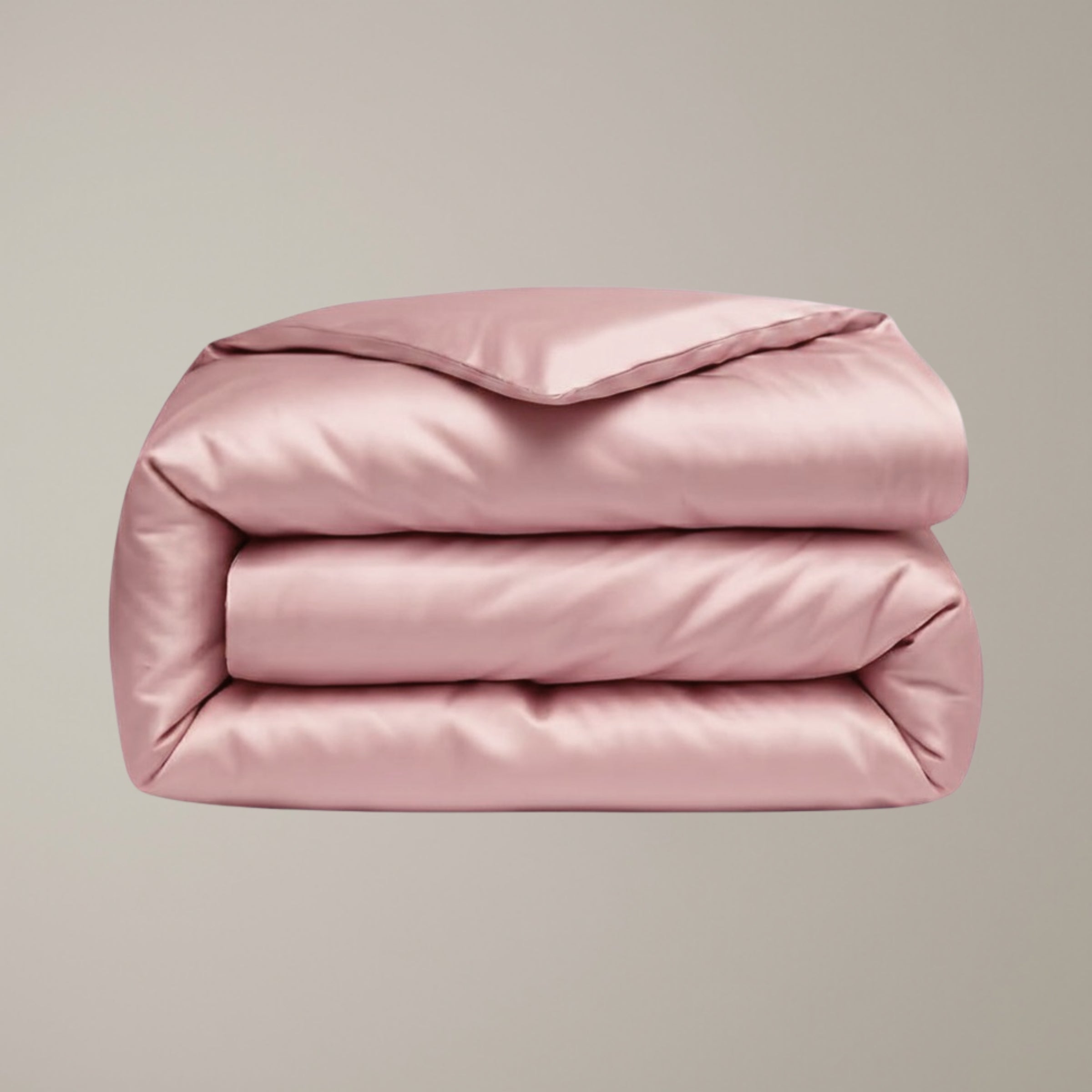 Finole Bettwäsche Set in Nauge Rose, gefaltete premium Bettwäsche aus ägyptischer Baumwolle / Egyptian cotton bedding set #Farbe_Nauge Rose