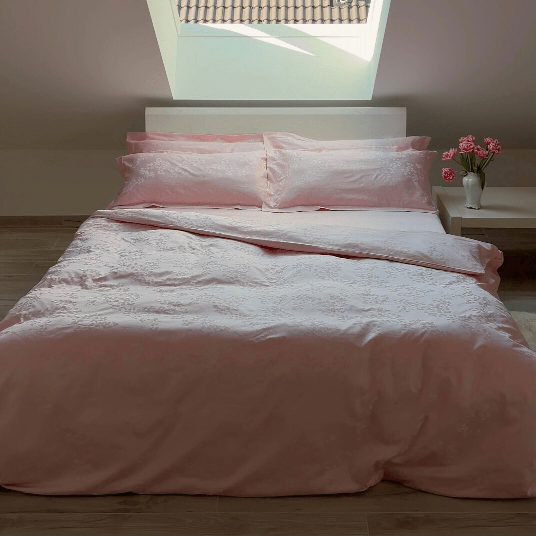 Florette Baumwolle Jacquard NugeRose Set